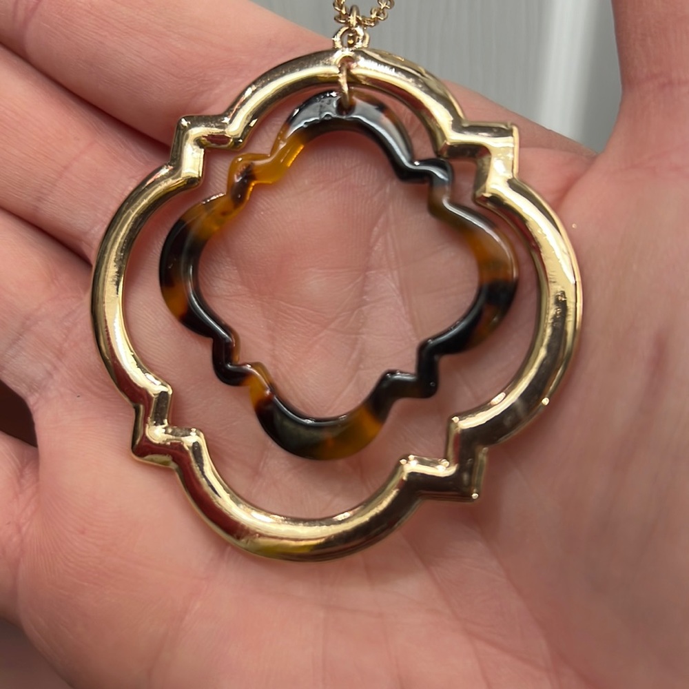 26” Fashion Necklace.  Gold chain with leopard charm